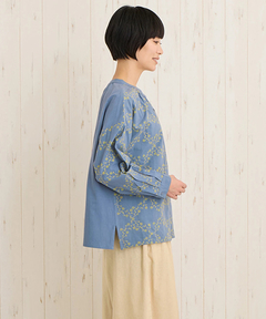 チチカカ |PORINA タイニーフラワー刺繍ブラウス【WEB限定】