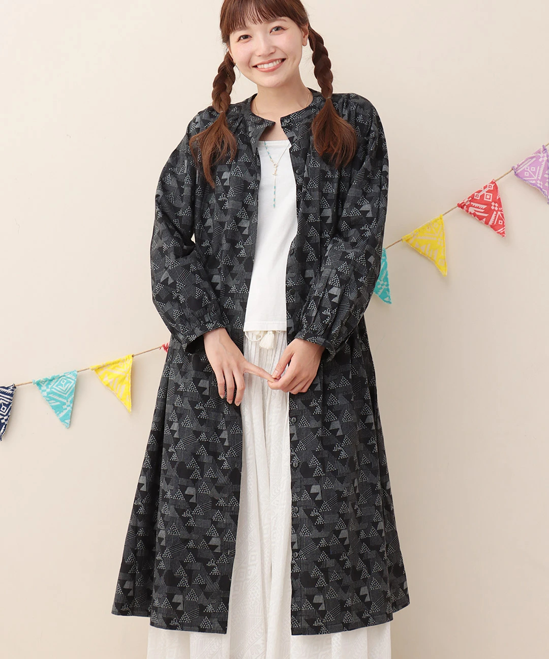 PORINA トライアングルシャツワンピース【WEB限定】 / ワンピース