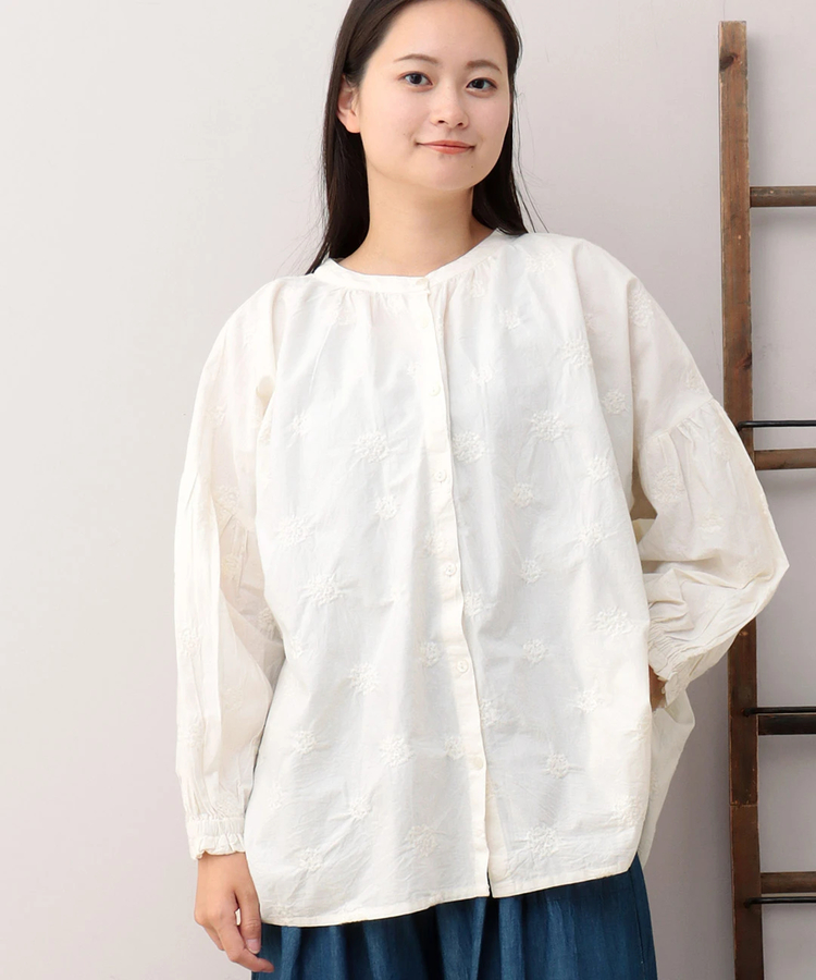 チチカカ |PORINA アリッサムドット刺繍ブラウス【WEB限定】
