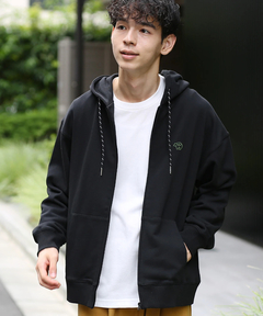 チチカカ |バックプリント裏毛ジップパーカー