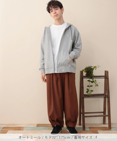 チチカカ |バックプリント裏毛ジップパーカー