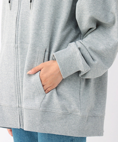 チチカカ |バックプリント裏毛ジップパーカー