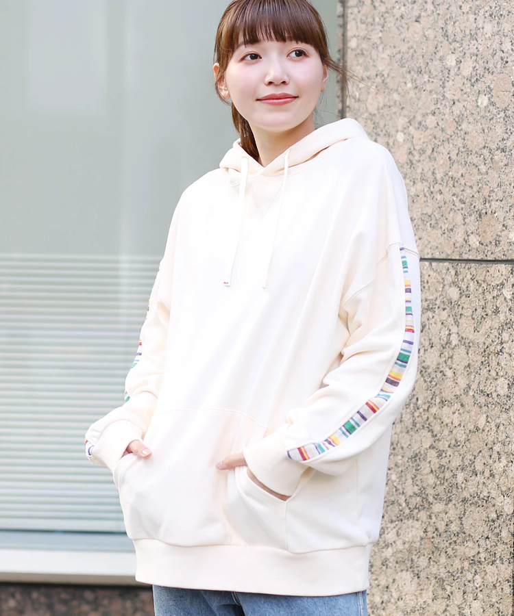 チチカカ |ジャカードスウェットプルパーカー