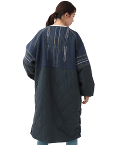 チチカカ |キルトコンビチマヨ刺繍コート