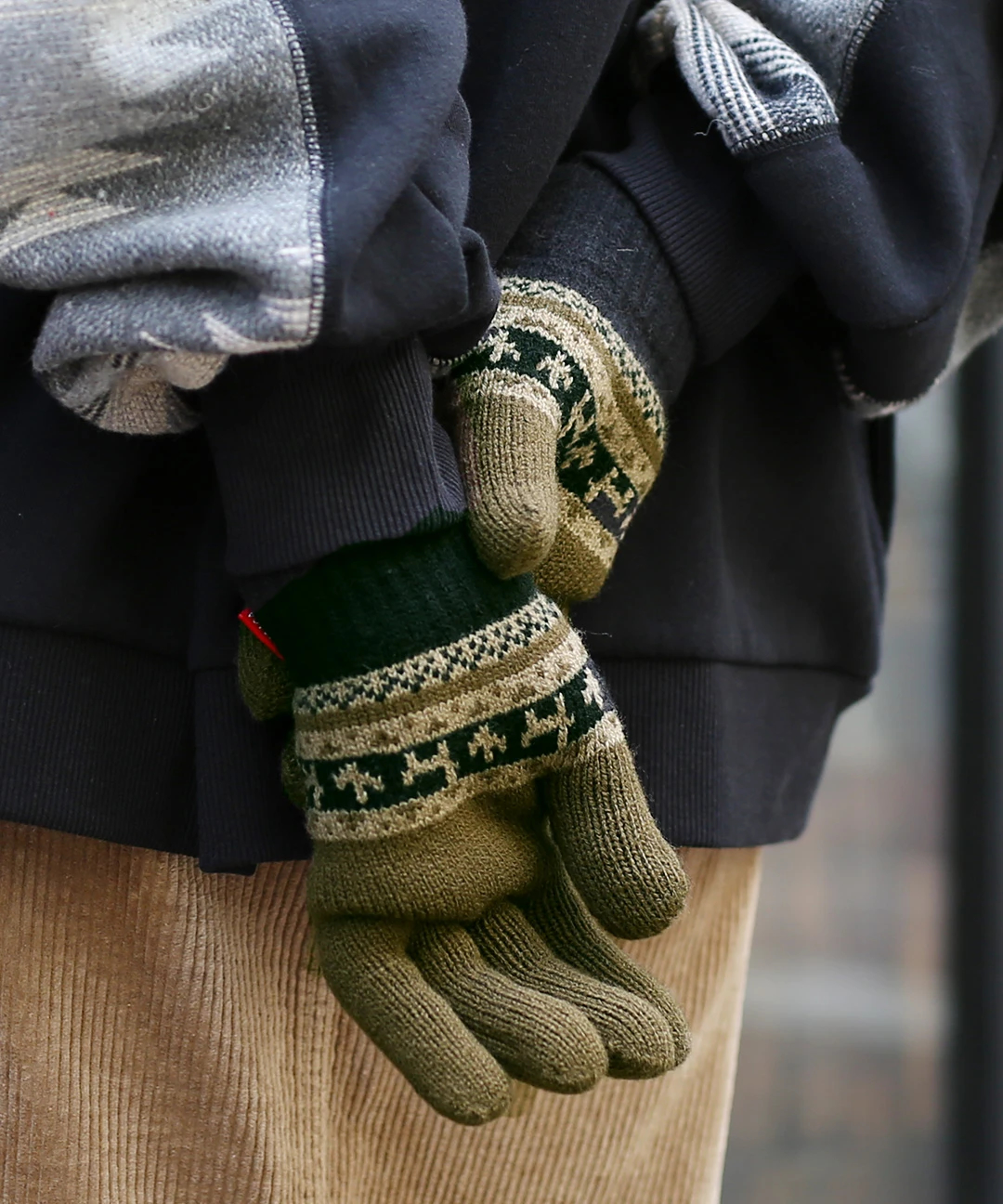 アニマルボーダー手袋 / 手袋・アームカバー | エスニックファッション