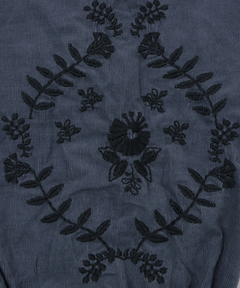 チチカカ |メヒコフロルコーデュロイ刺繍ワンピース