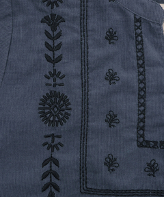 チチカカ |メヒコフロルコーデュロイ刺繍チュニック