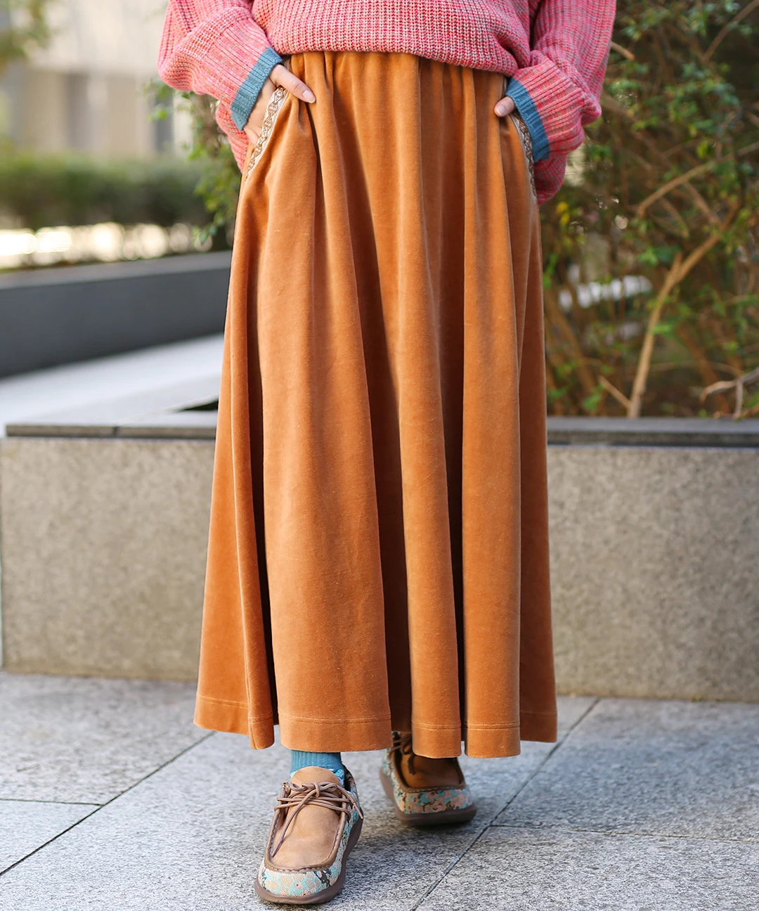 ウォッシャブル チロリベロアスカート(大きいサイズ) / スカート