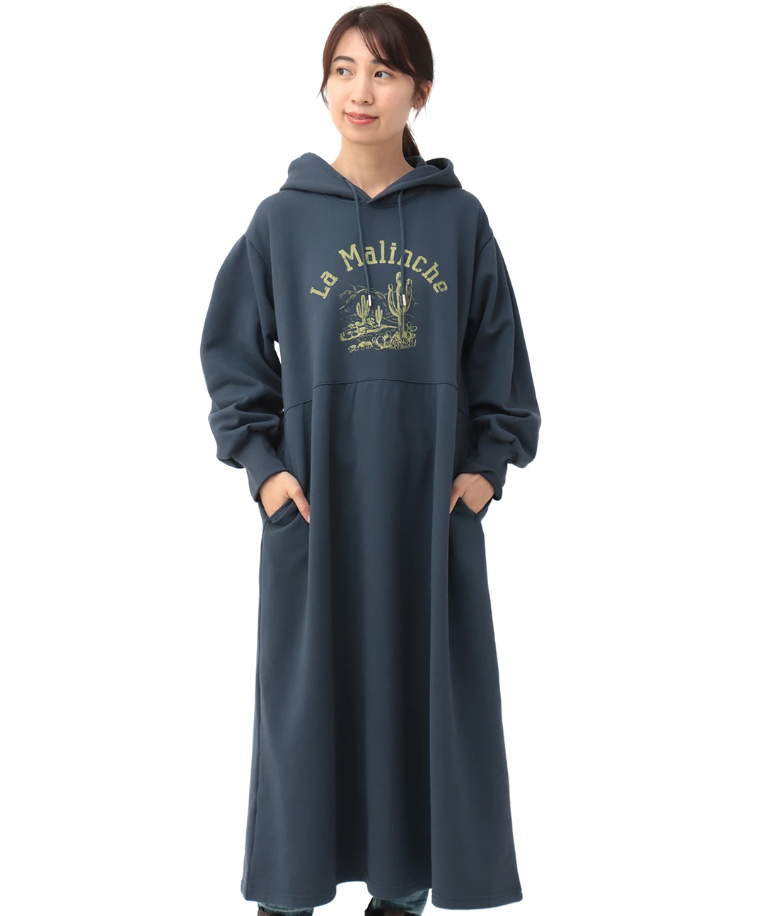 裏起毛スウェットプリントワンピース / ワンピース | エスニック