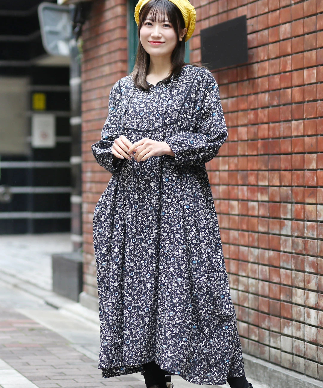 【試着のみ美品】velnicaボタニカル柄ワンピース 03_019-750.jpg