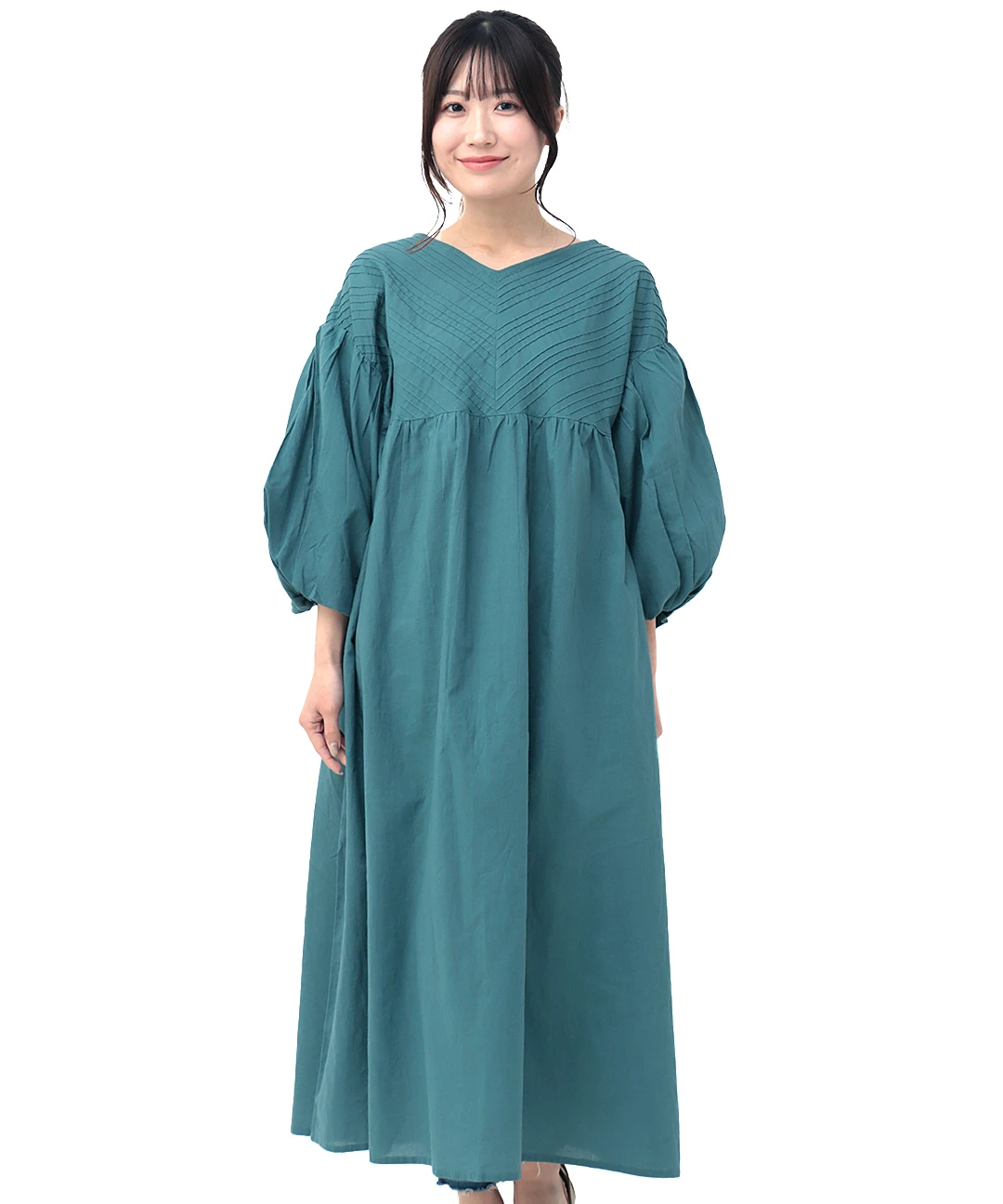 PORINA コットンピンタックワンピース【WEB限定】 / ワンピース 