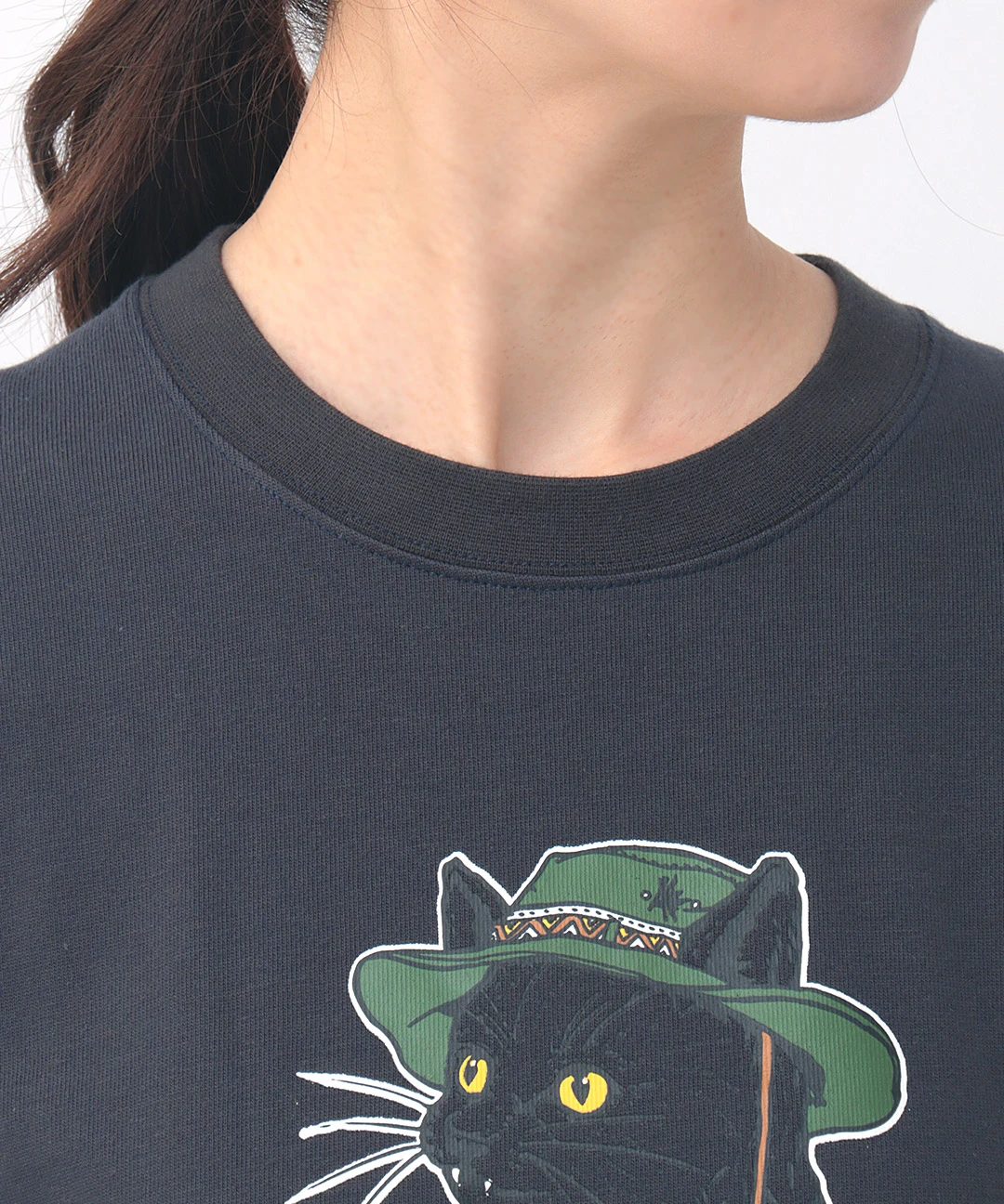 go slow caravan 野営猫ロングスリーブTシャツ【WEB限定】 / T go slow caravan 野営猫ロングスリーブTシャツ【WEB限定】 / T