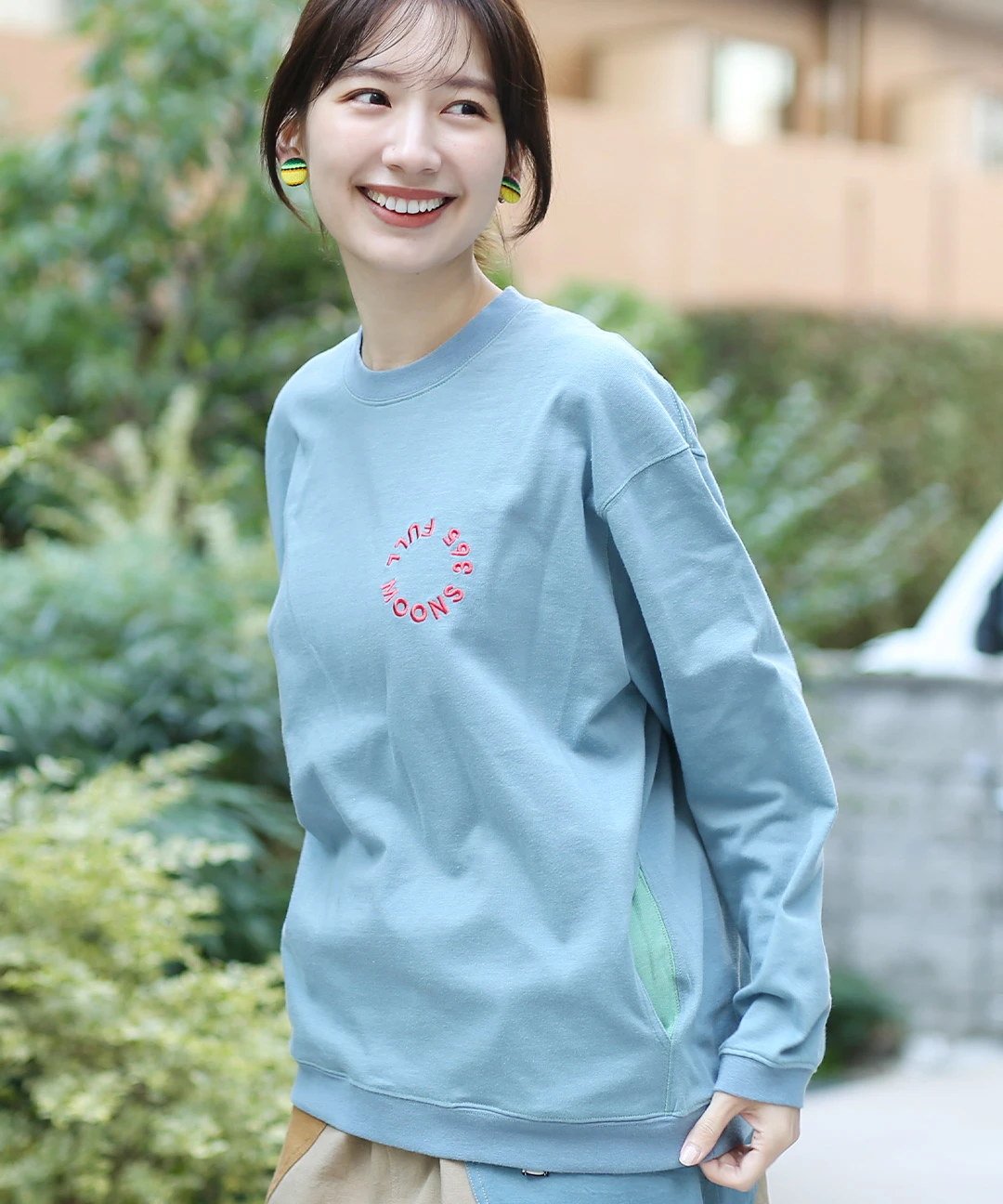 go slow caravan フルムーンロングスリーブTシャツ【WEB限定