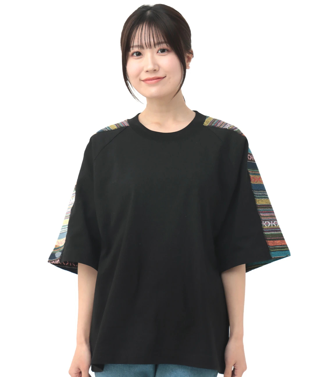 売れ筋がひ新作！ ジャカードヨークTシャツ / Tシャツ・カットソー | エスニック トップス
