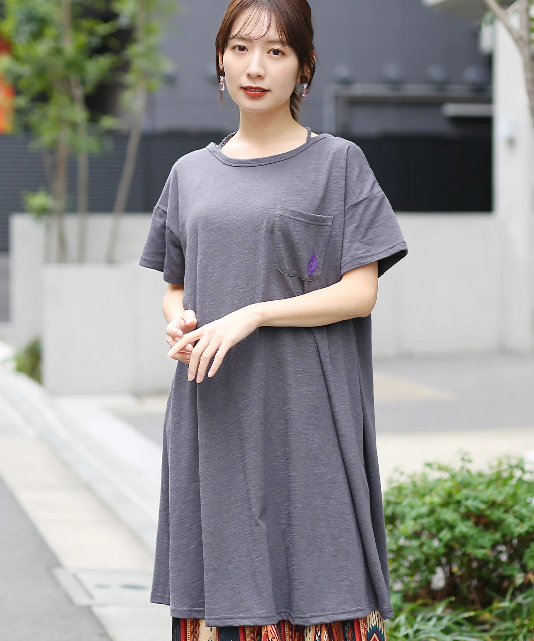スラブ天竺Tシャツワンピース【5月29日(木)15時までの限定価格