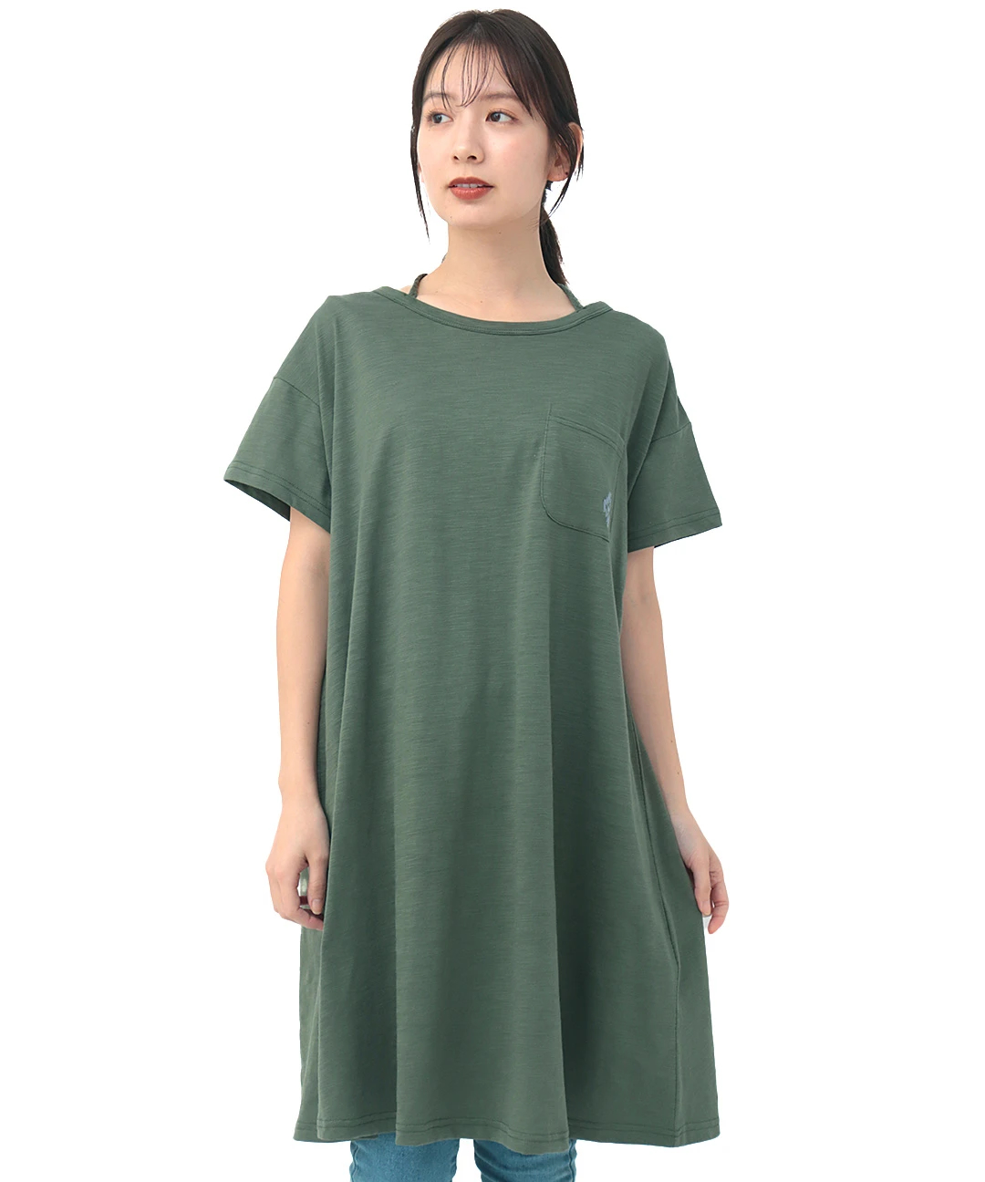 スラブ天竺Tシャツワンピース / ワンピース | エスニック