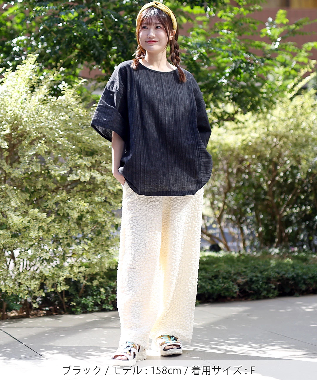 美品　shantii シャンティ　リネン　プルオーバー　日本製 美品shantii シャンティリネンプルオーバー日本製