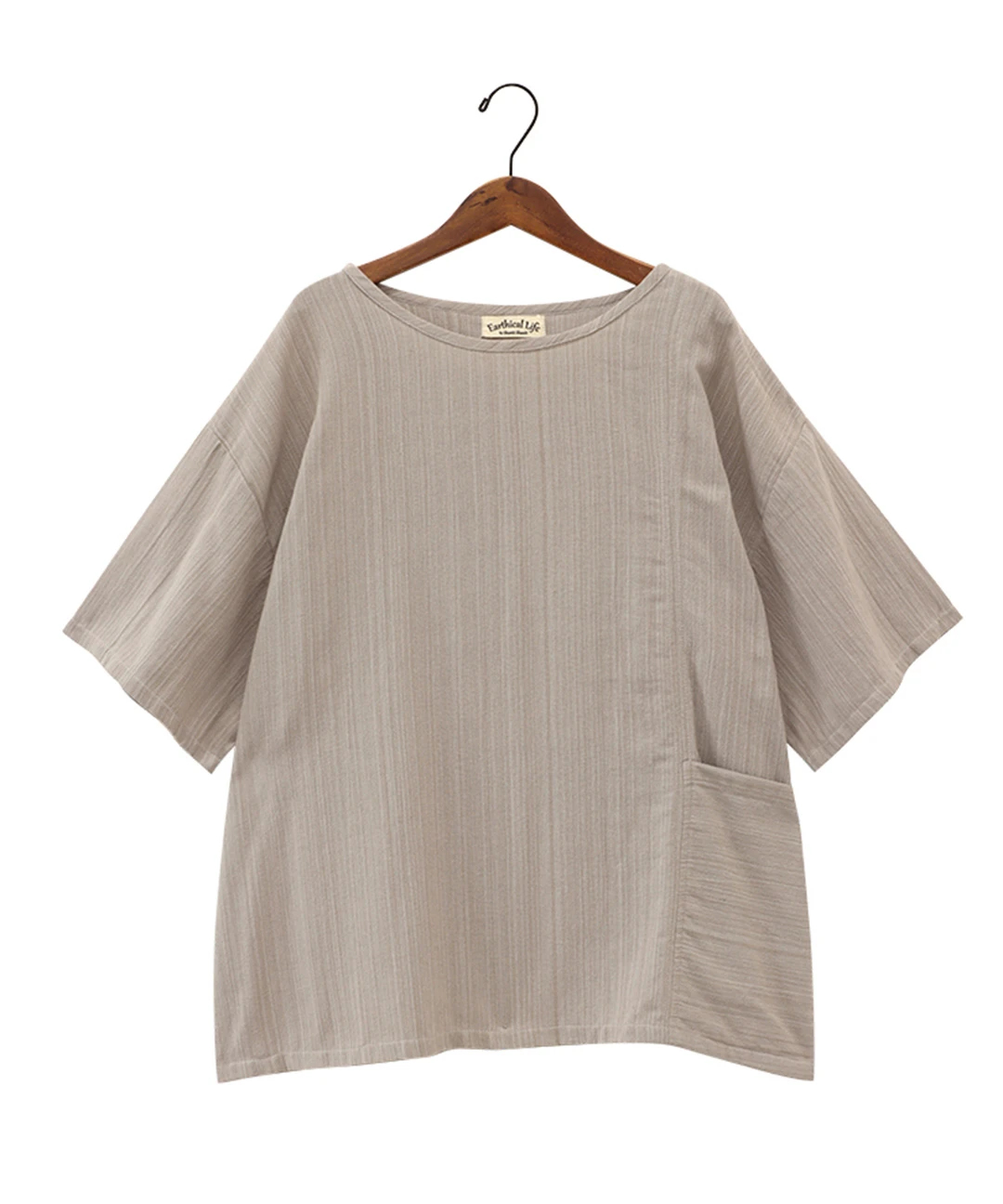 美品　shantii シャンティ　リネン　プルオーバー　日本製 美品shantii シャンティリネンプルオーバー日本製