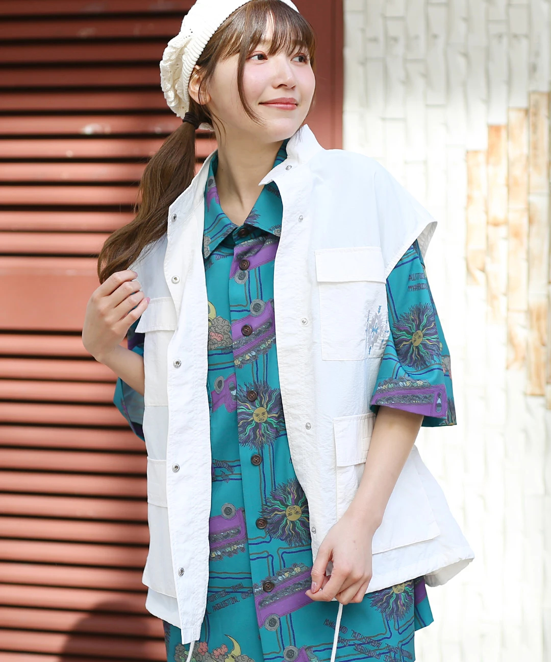 ナイロンワークベスト / カーディガン・羽織り | エスニック