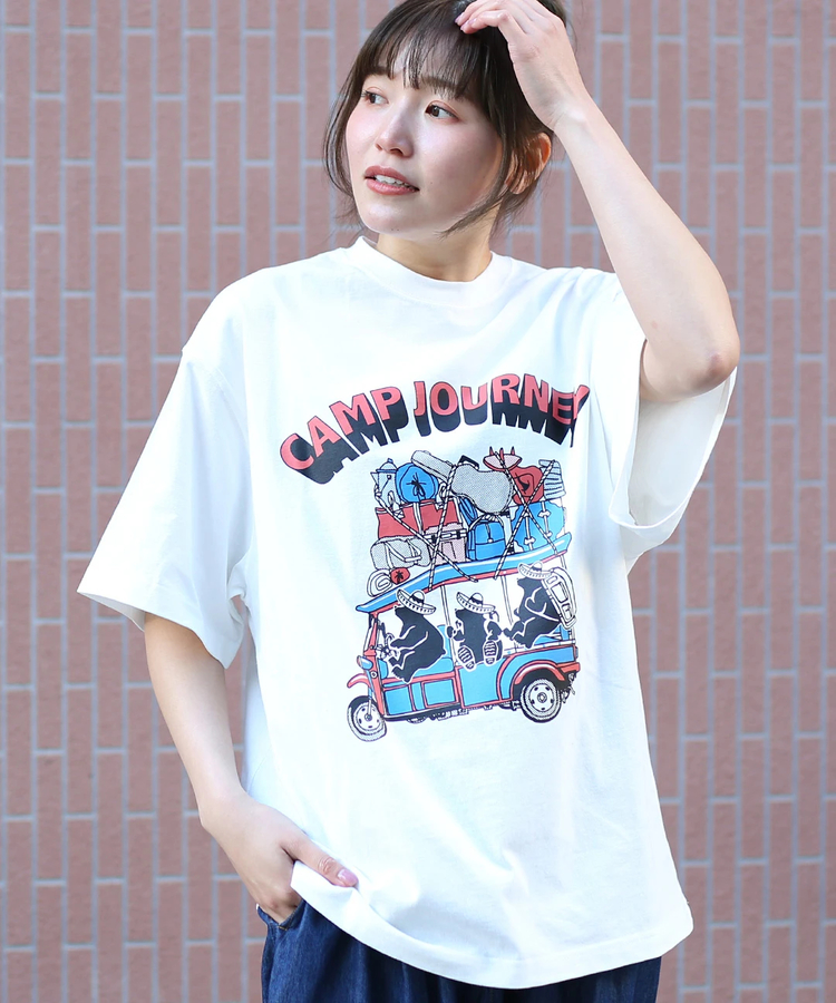 チチカカ |COBMASTER コラボ コブベアトゥクトゥクジャーニーTシャツ