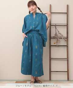 チチカカ |PORINA フルール刺繍綿麻パンツ【WEB限定】