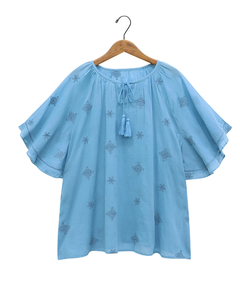 チチカカ |PORINA クリスタル刺繍五分袖プルオーバー【WEB限定】
