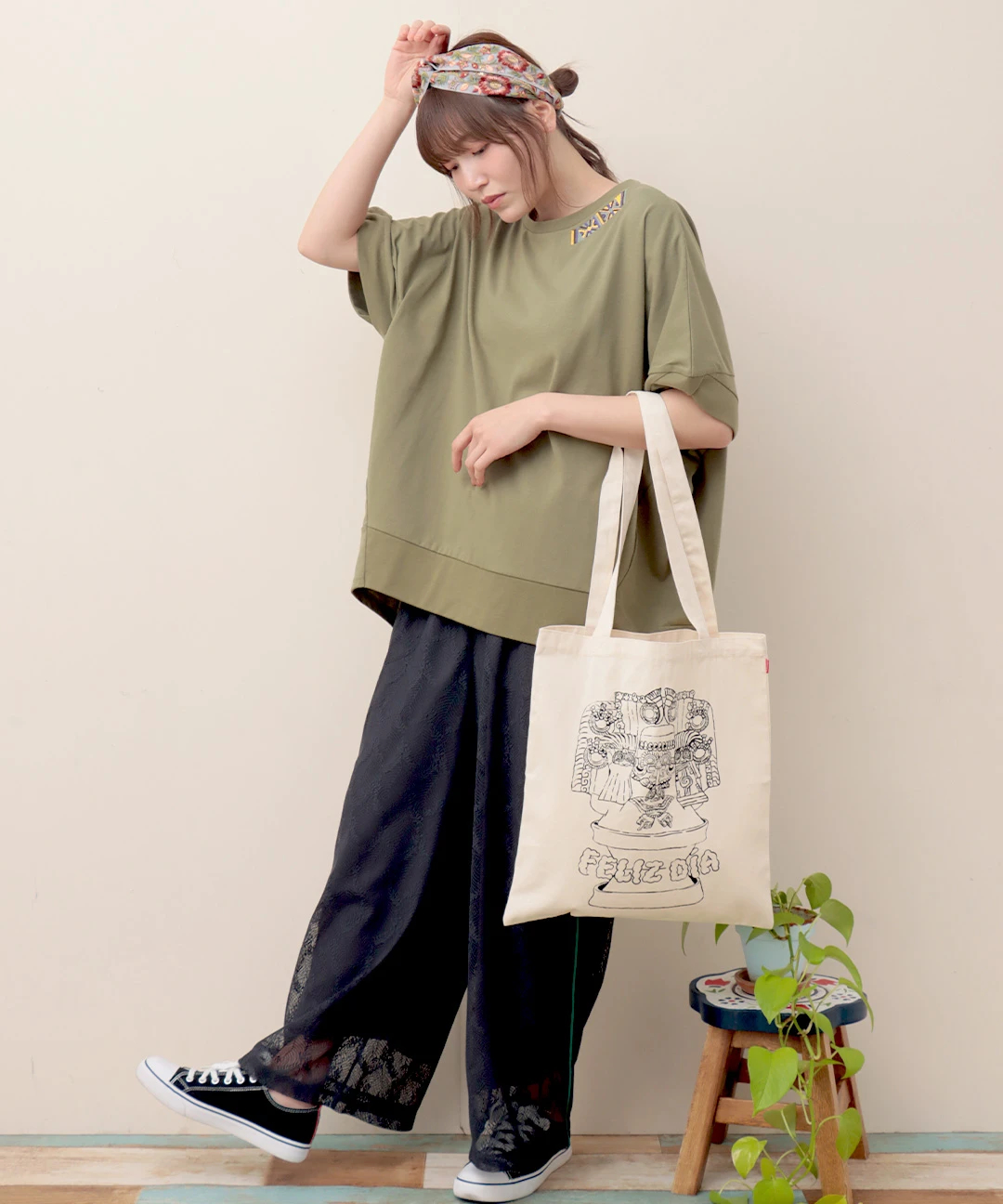 インド刺繍リボンツイストヘアバンド【WEB限定】 / ヘアバンド