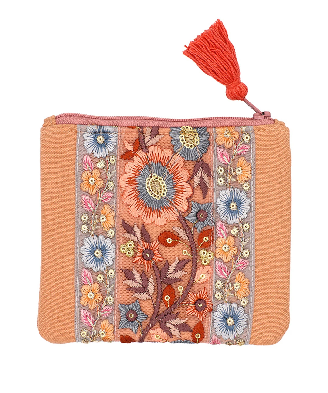 インド刺繍リボンポーチS【WEB限定】 / ポーチ | エスニック