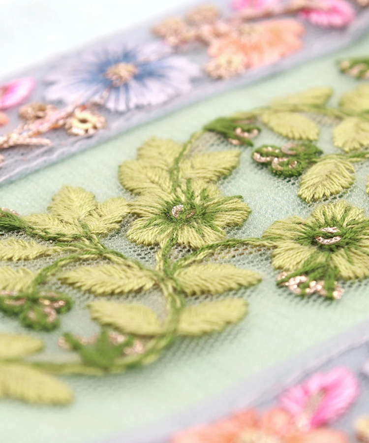 インド刺繍リボンポーチS【WEB限定】 / ポーチ | エスニック