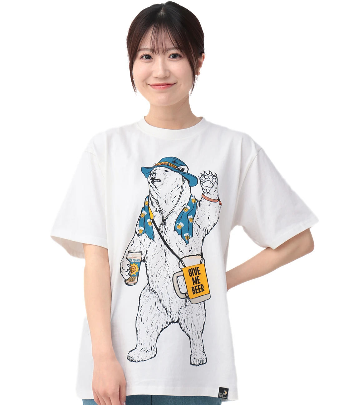 go slow caravan USAコットンフェスクマTシャツ【WEB限定】 / T