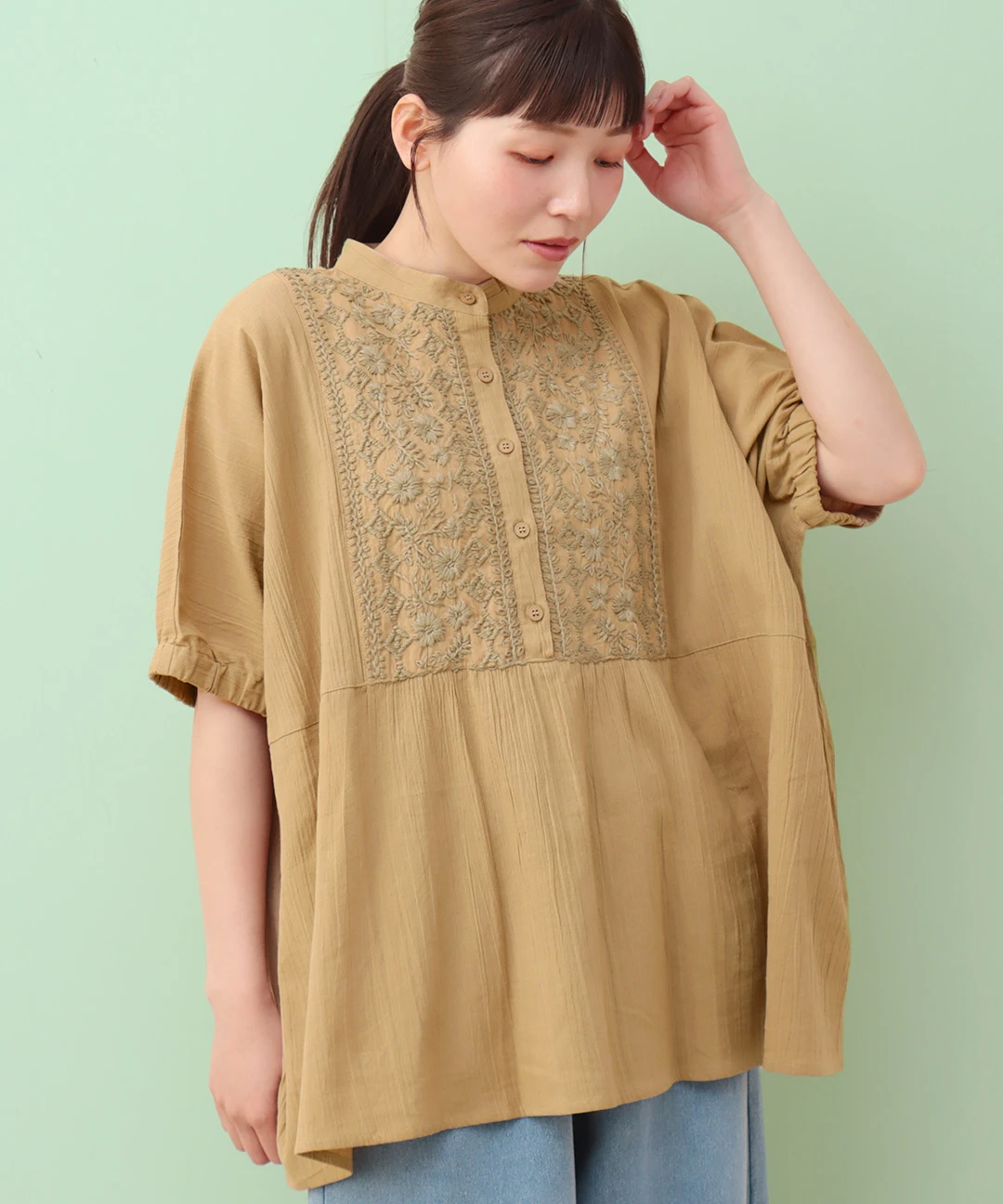 新品　ヤマダヤ　Vin シフォンリボン刺繍プルオーバー 1/2-8 Weekly Ranking - Top5 - - ｜YAMADAYA STORE