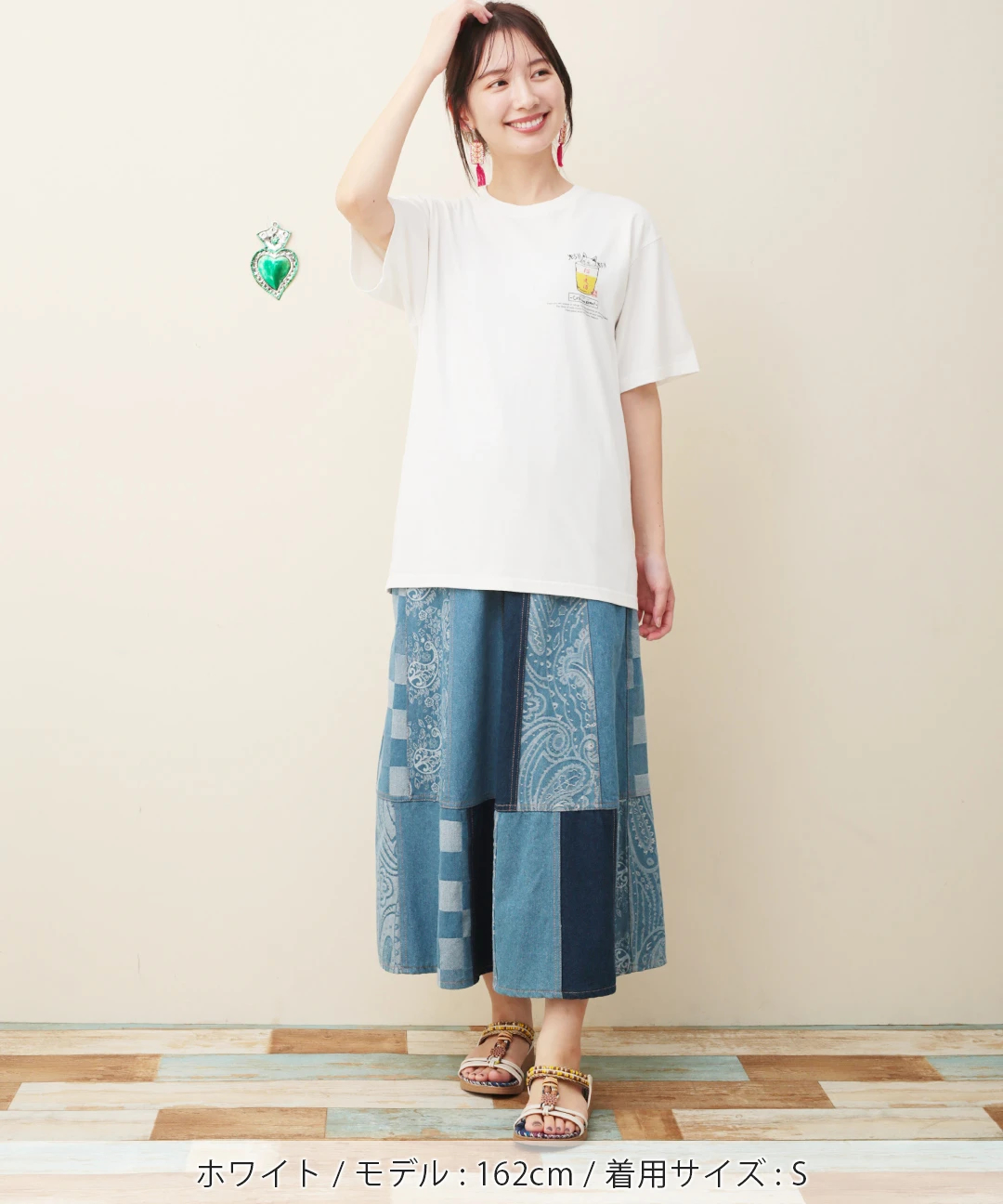 go slow caravan 猫と麦酒Tシャツ 無限麦酒【WEB限定】 / Tシャツ