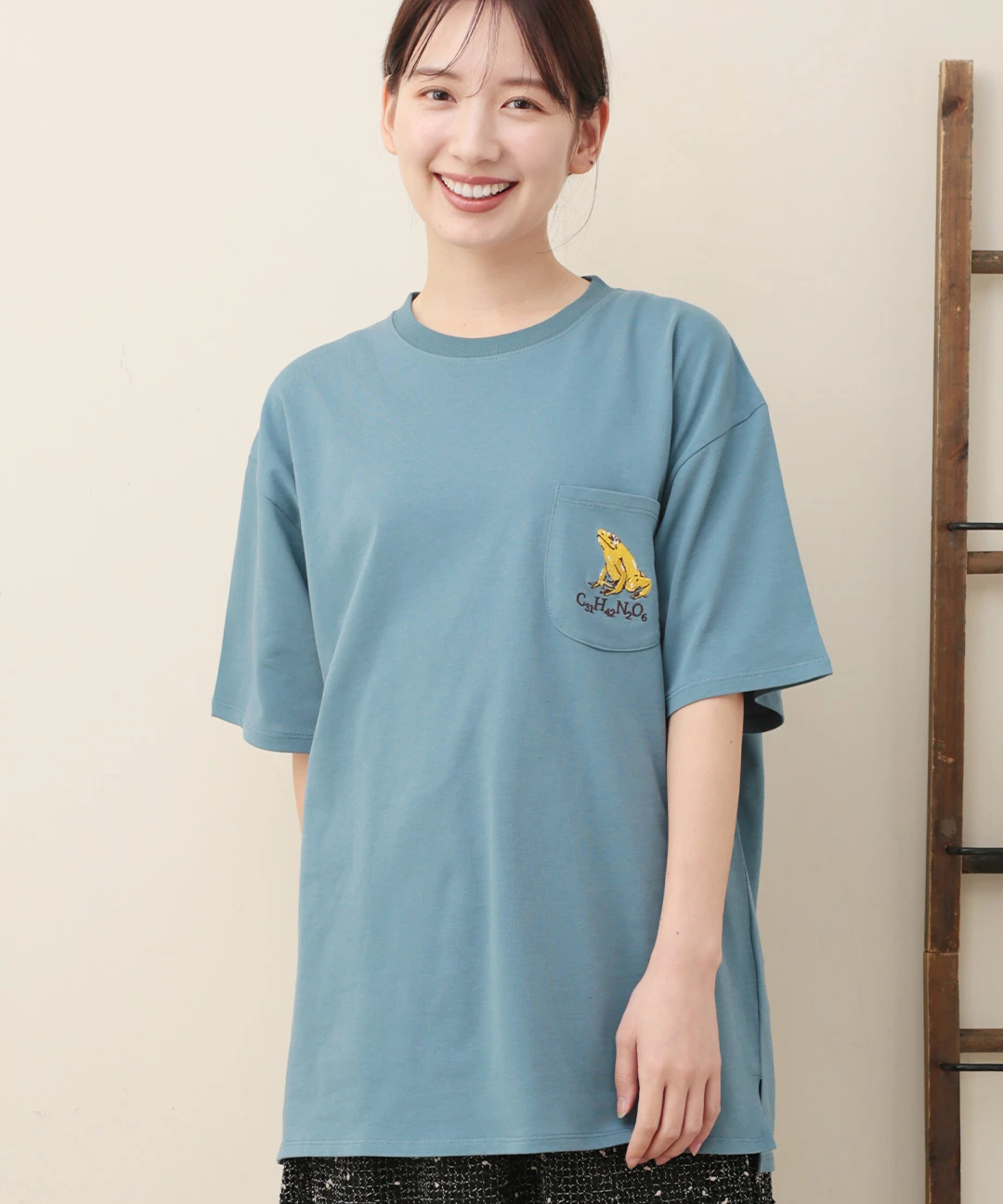 go slow caravan ワンポイント刺繍半袖シャツ【WEB限定】 go slow caravan 色々ポケット刺繍ビッグTシャツ【WEB限定】 / T