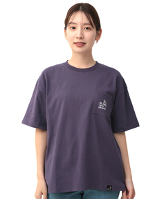 チチカカ |go slow caravan USAコットンモチーフバックプリントTシャツ【WEB限定】