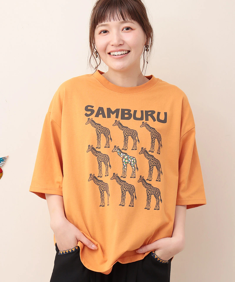 チチカカ |天竺アニマルフロントプリントTシャツ