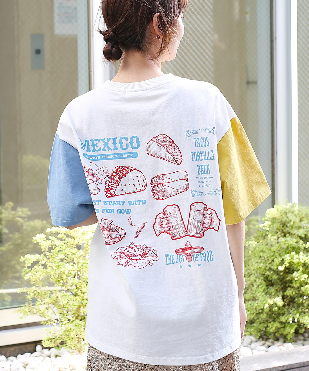 USAコットンメキシコフードプリントTシャツ / Tシャツ・カットソー
