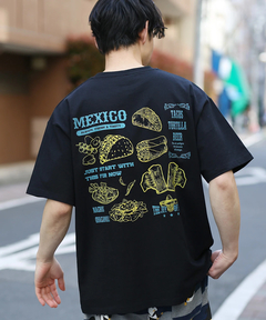 チチカカ |USAコットンメキシコフードプリントTシャツ