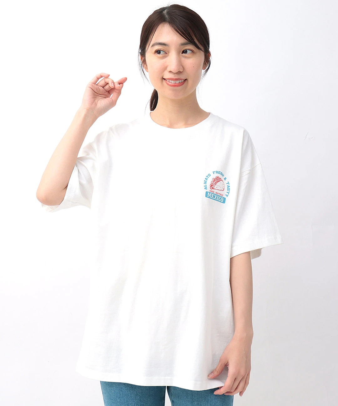 USAコットンメキシコフードプリントTシャツ / Tシャツ・カットソー