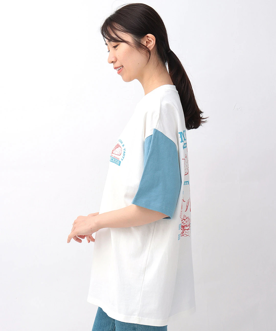 USAコットンメキシコフードプリントTシャツ / Tシャツ・カットソー