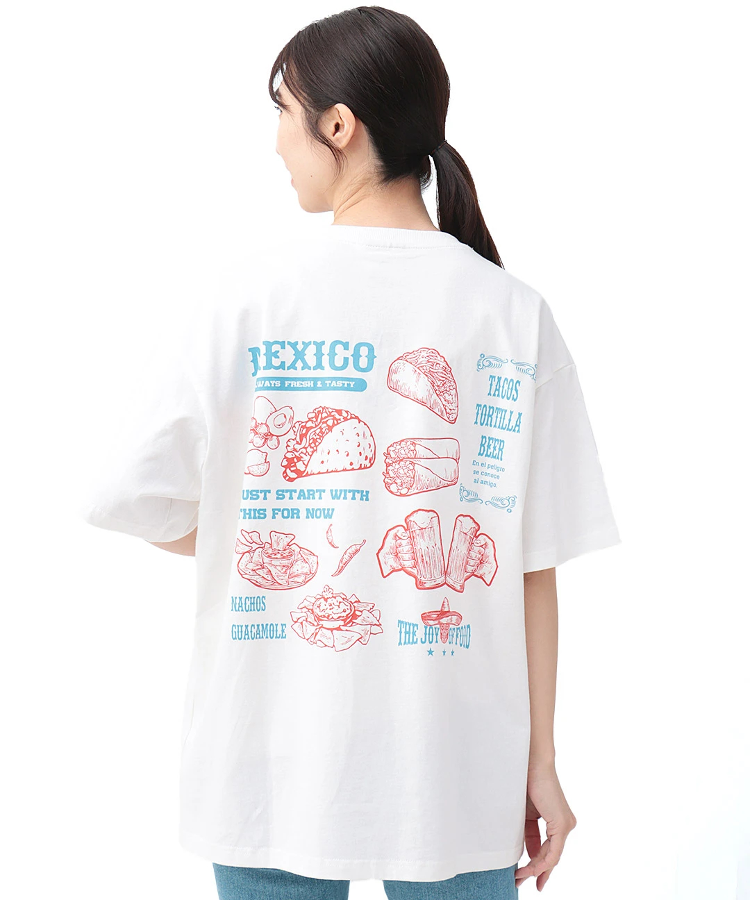 USAコットンメキシコフードプリントTシャツ / Tシャツ・カットソー