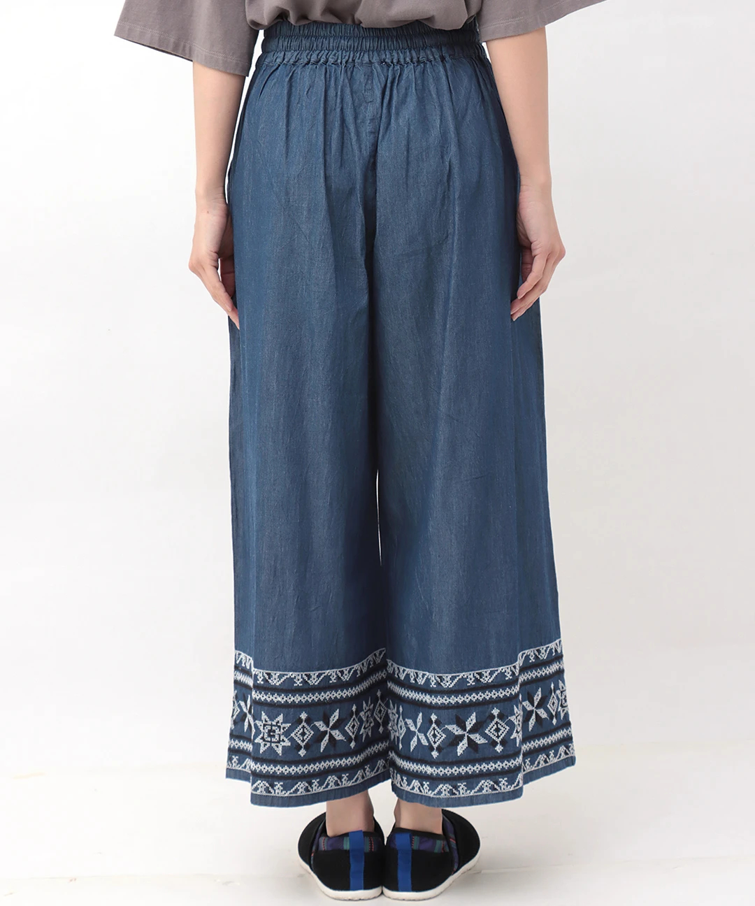 Swankiss♡フラワーワイドパンツ AZUL BY MOUSSY | フラワープリントイージーワイドパンツ