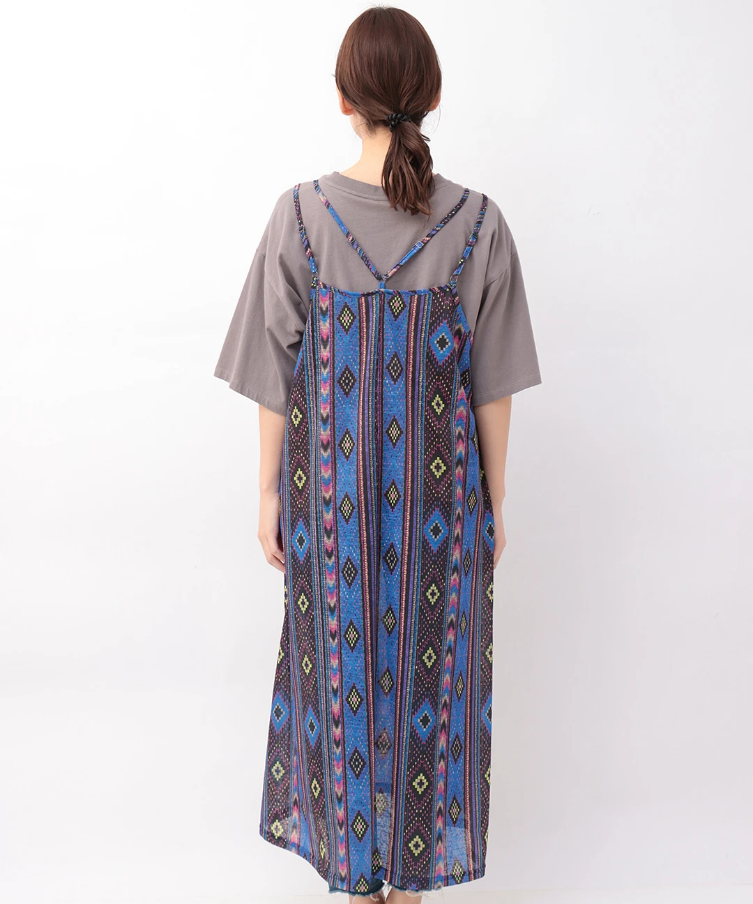 エスパンディキカプリントキャミソールワンピース / ワンピース