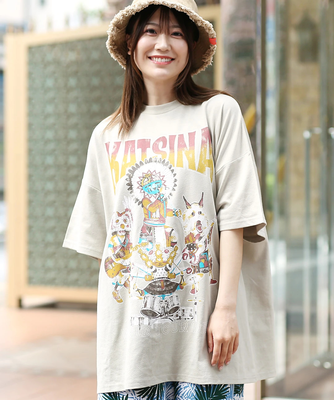 カッチーナバンドプリントTシャツ / Tシャツ・カットソー