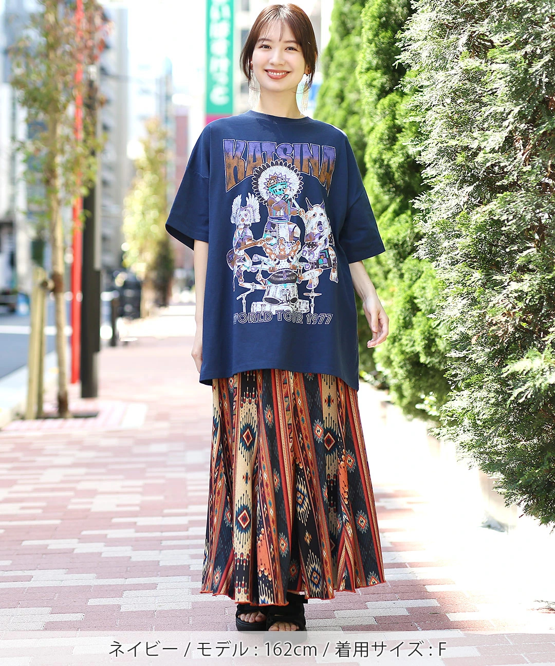 カッチーナバンドプリントTシャツ / Tシャツ・カットソー