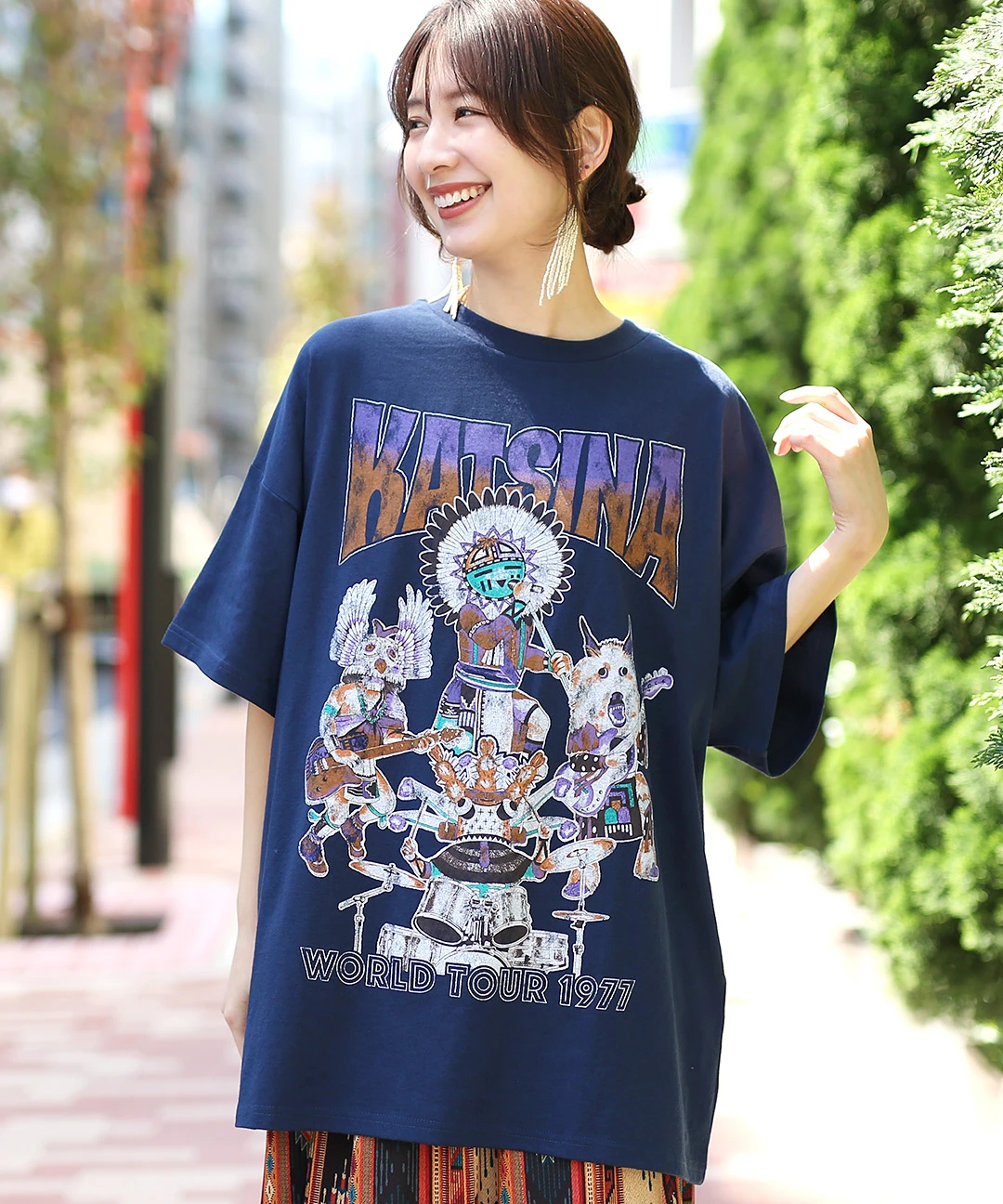 カッチーナバンドプリントTシャツ / Tシャツ・カットソー | エスニック