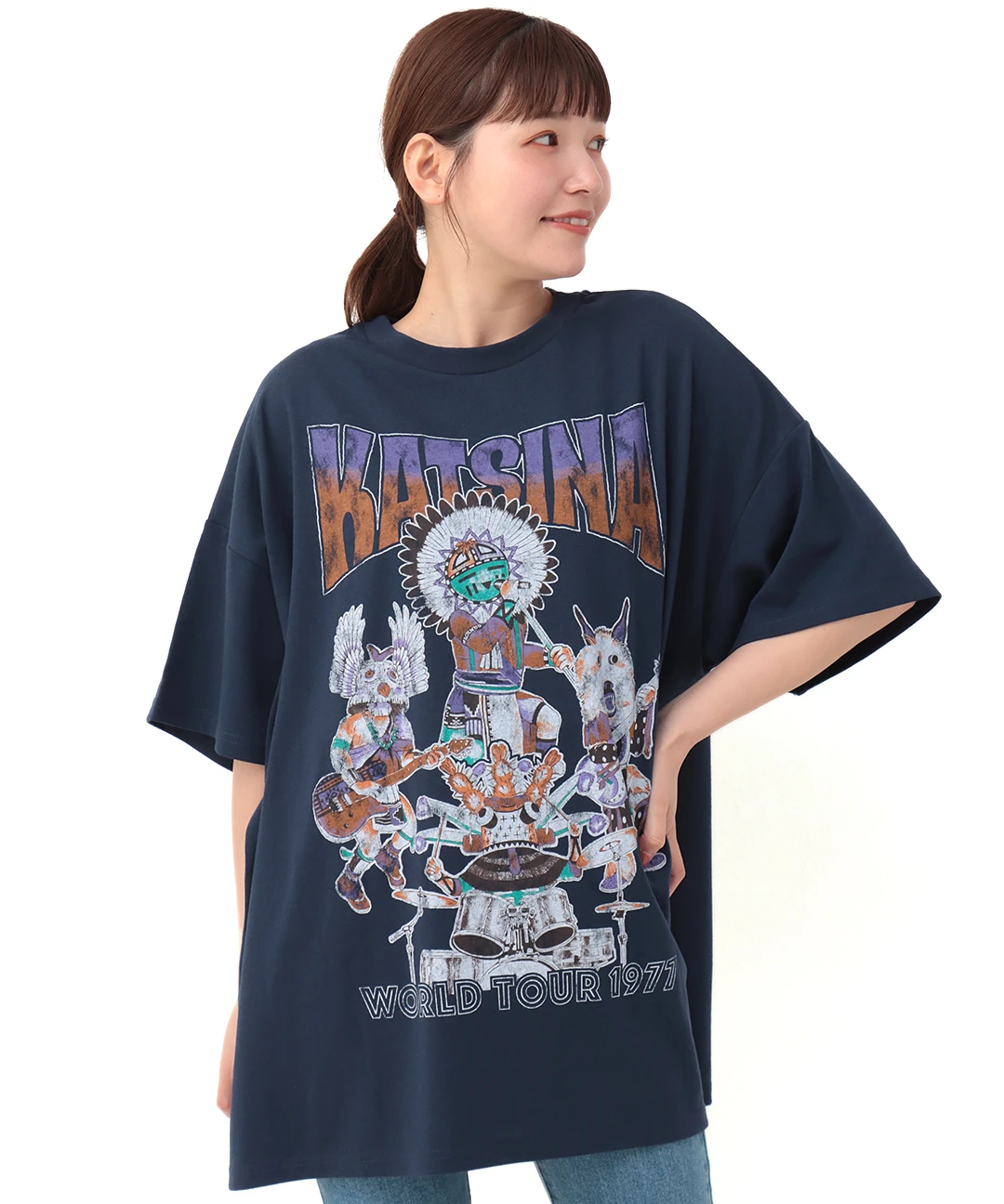 カッチーナバンドプリントTシャツ / Tシャツ・カットソー