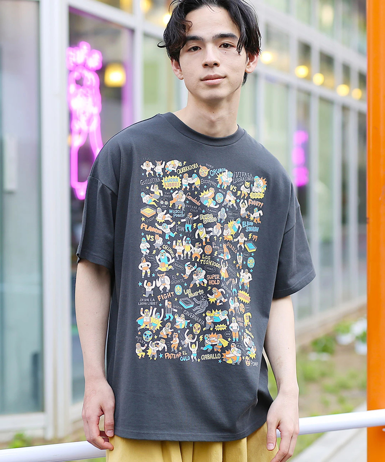 チチカカ |ルチャルチャパニックプリントTシャツ