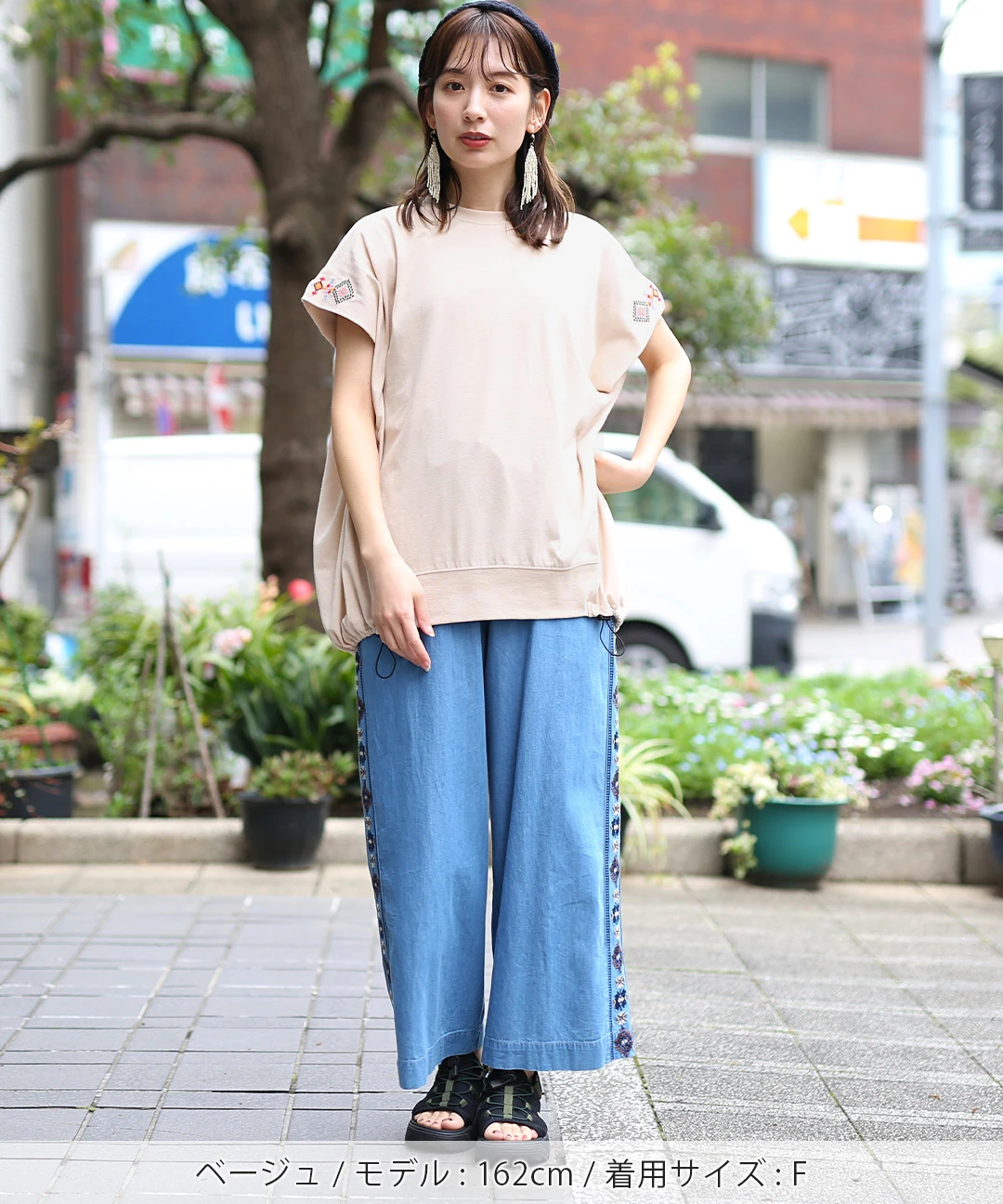 刺繍デザインプルオーバー / Tシャツ・カットソー | エスニック