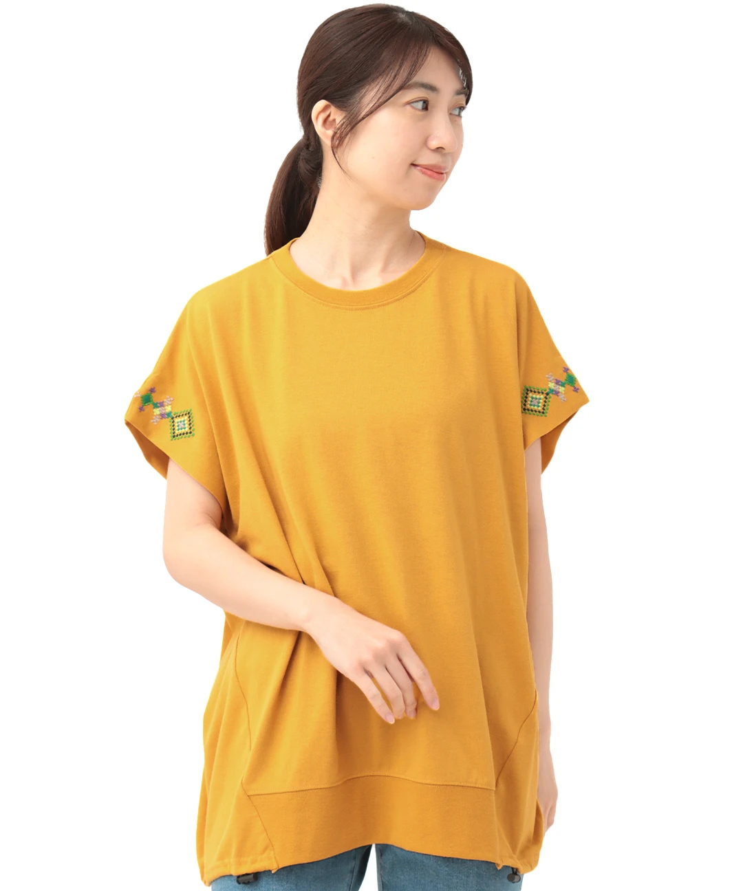 刺繍デザインプルオーバー / Tシャツ・カットソー | エスニック