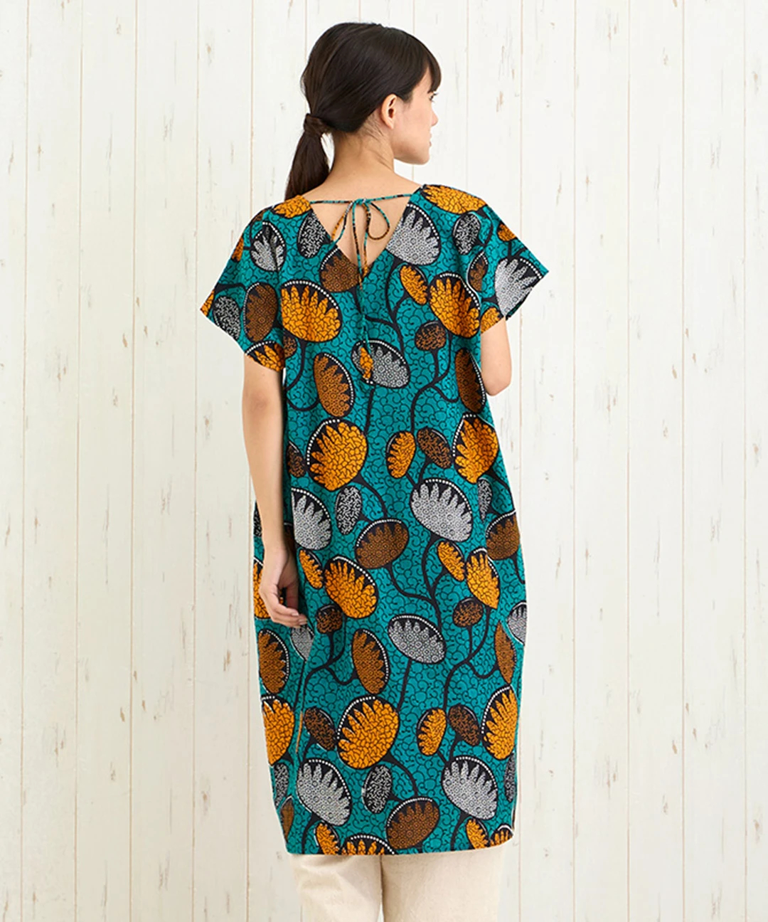 Shanti Shanti アフリカンプレーンチュニック【WEB限定